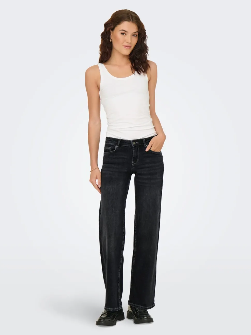 ONLJUDY-O Taille basse Straight Fit Jeans