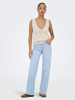 ONLJUDY-O Taille basse Straight Fit Jeans