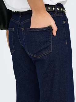 ONLJUDY-O Taille basse Wide Leg Fit Jeans