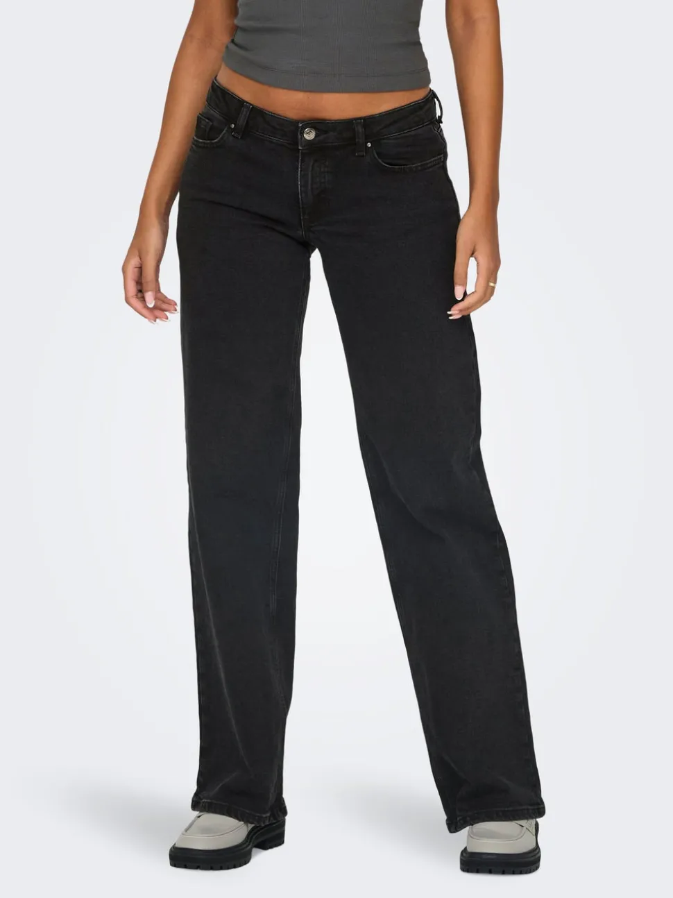 ONLJUICY Taille basse Wide Leg Fit Jeans
