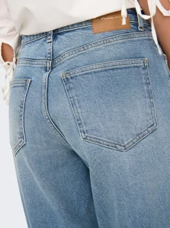 ONLJUICY Taille haute Mom Fit Jeans