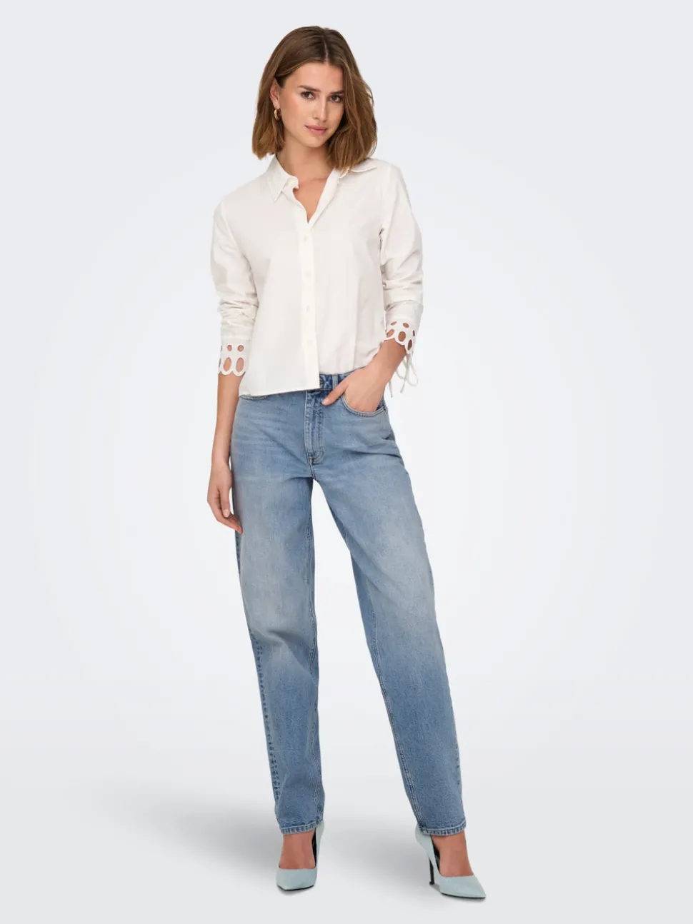 ONLJUICY Taille haute Mom Fit Jeans