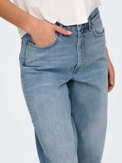 ONLJUICY Taille haute Mom Fit Jeans