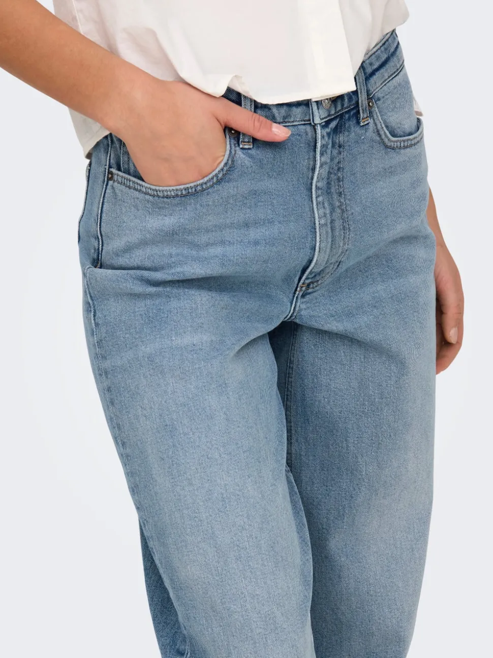 ONLJUICY Taille haute Mom Fit Jeans