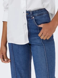 ONLJUICY Taille haute Wide Leg Fit Jeans