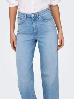 ONLJUICY Taille haute Wide Leg Fit Jeans