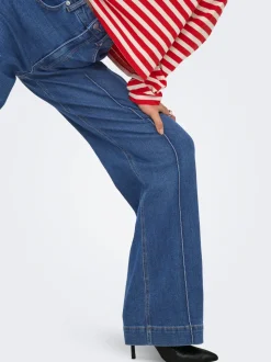 ONLJUICY Taille haute Wide Leg Fit Jeans