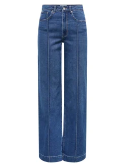 ONLJUICY Taille haute Wide Leg Fit Jeans