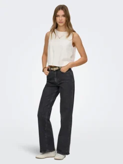 ONLJUICY Taille haute Wide Leg Fit Jeans