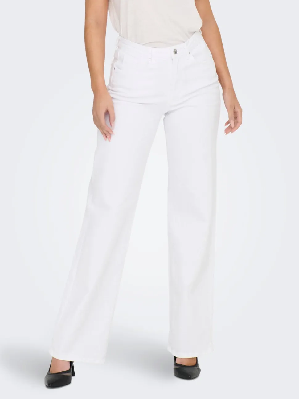 ONLJUICY Taille haute Wide Leg Fit Jeans