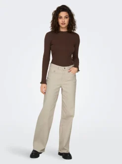 ONLJUICY Taille haute Wide Leg Fit Jeans