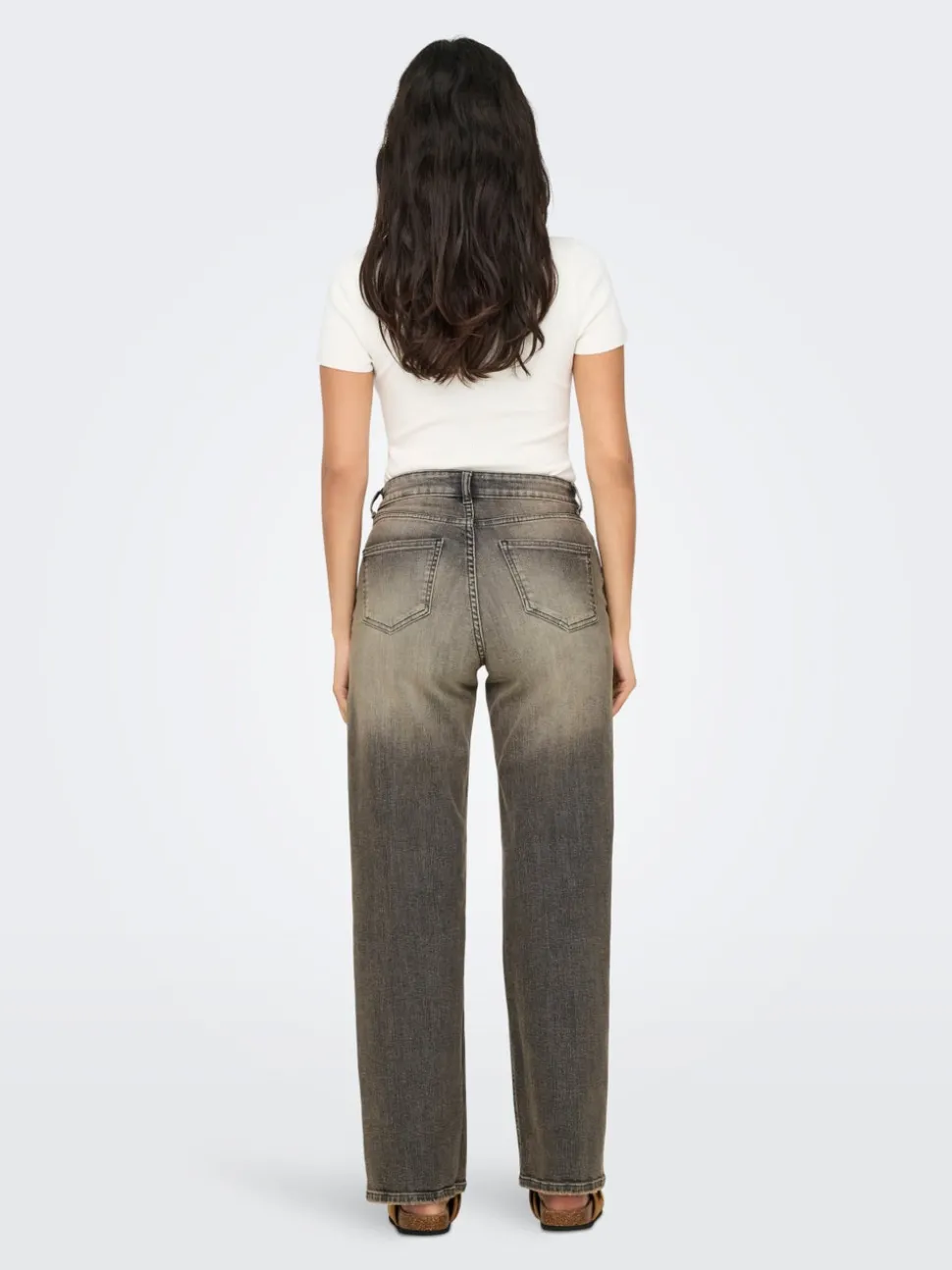 ONLJUICY Taille haute Wide Leg Fit Jeans