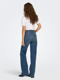 ONLJUICY Taille haute Wide Leg Fit Jeans