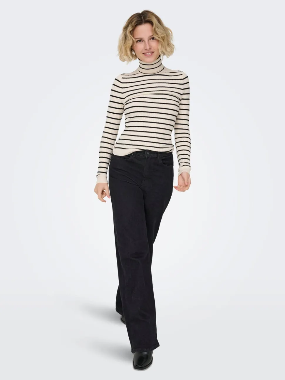 ONLJUICYHIGH Taille haute Wide Leg Fit Jeans