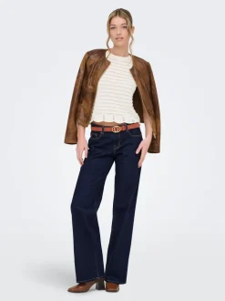 ONLJUICY Taille basse Straight Fit Jeans