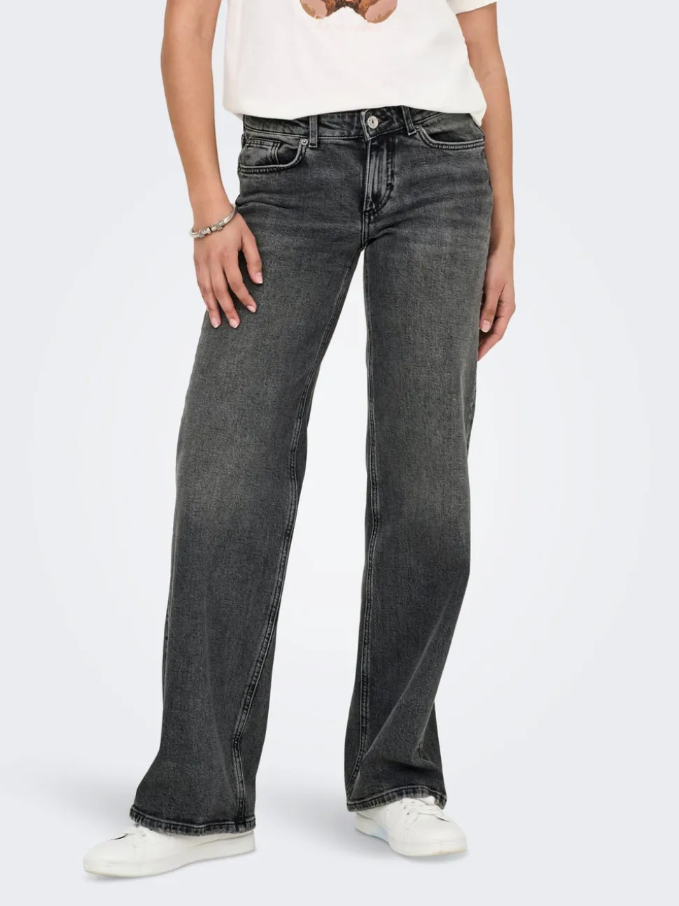 ONLJUICY Taille basse Wide Leg Fit Jeans