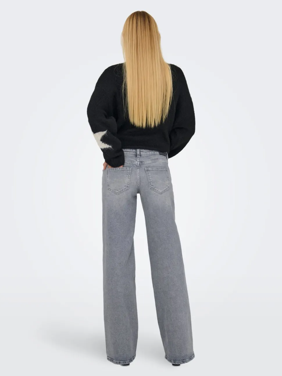 ONLJUICY Taille basse Wide Leg Fit Jeans