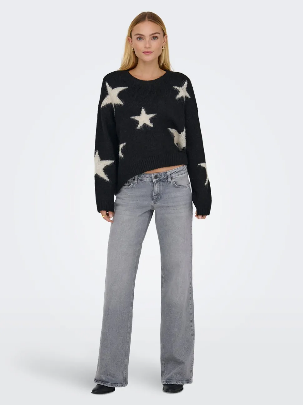 ONLJUICY Taille basse Wide Leg Fit Jeans
