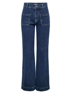 ONLJUICY Taille haute Wide Leg Fit Jeans