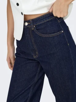 ONLJUICY Taille haute Wide Leg Fit Jeans