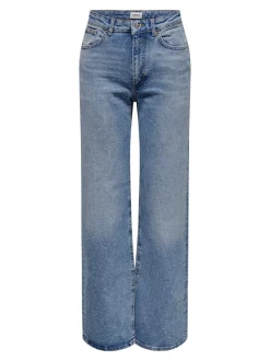 ONLJUICY Taille haute Wide Leg Fit Jeans