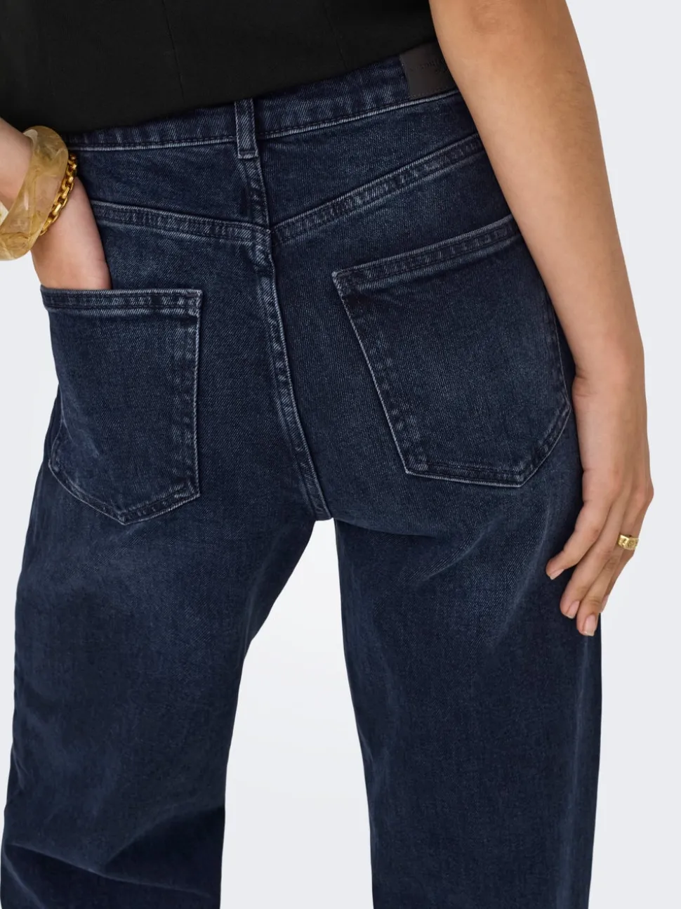 ONLJUICY Taille haute Wide Leg Fit Jeans
