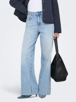 ONLJUICY Taille haute Wide Leg Fit Jeans