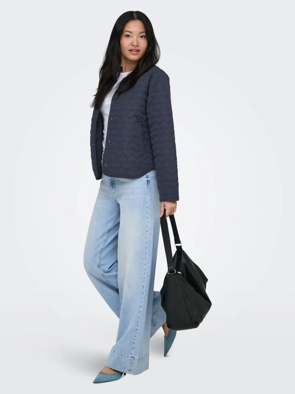 ONLJUICY Taille haute Wide Leg Fit Jeans