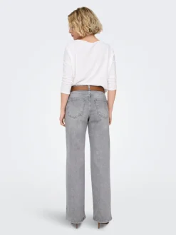 ONLJUICY Taille haute Wide Leg Fit Jeans