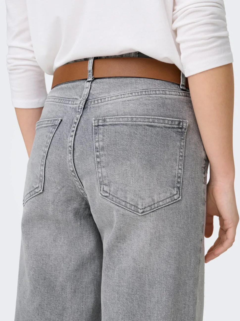 ONLJUICY Taille haute Wide Leg Fit Jeans