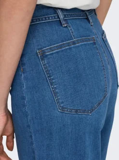 ONLJUICY-WAUW Taille haute Wide Leg Fit Jeans
