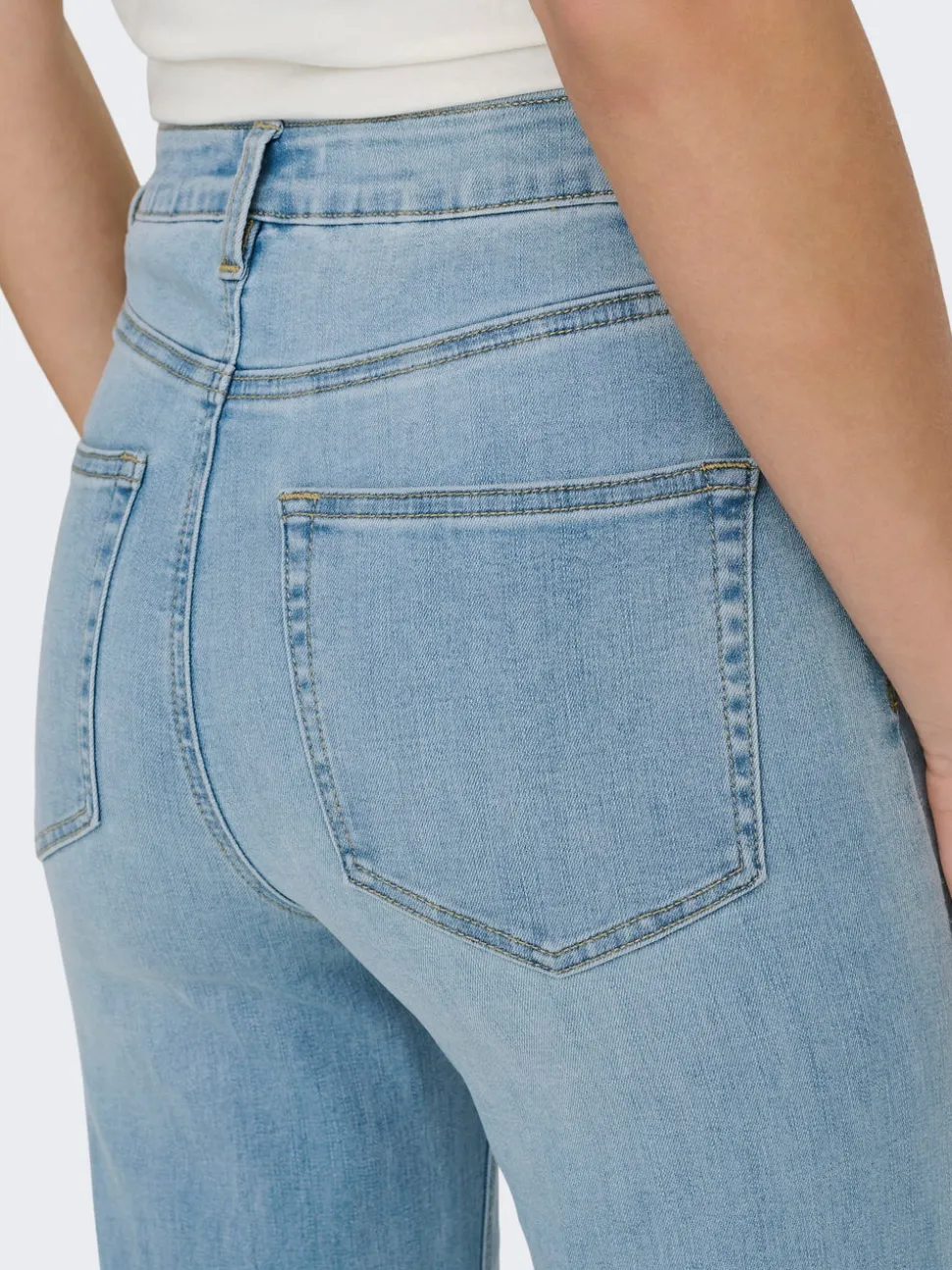 ONLJUICY-WAUW Taille haute Wide Leg Fit Jeans