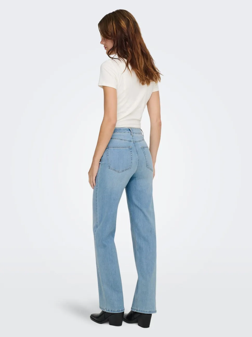 ONLJUICY-WAUW Taille haute Wide Leg Fit Jeans