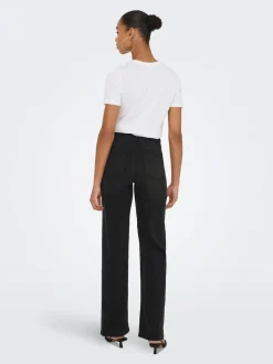 ONLJUICY-WAUW Taille haute Wide Leg Fit Jeans