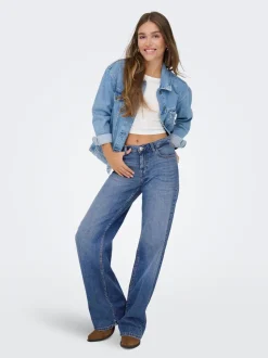 ONLJULLES Taille basse Wide Leg Fit Jeans