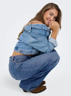 ONLJULLES Taille basse Wide Leg Fit Jeans