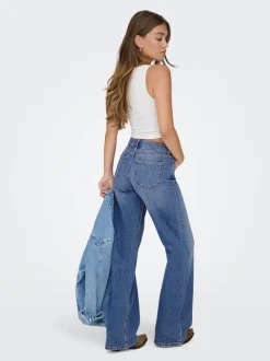 ONLJULLES Taille basse Wide Leg Fit Jeans