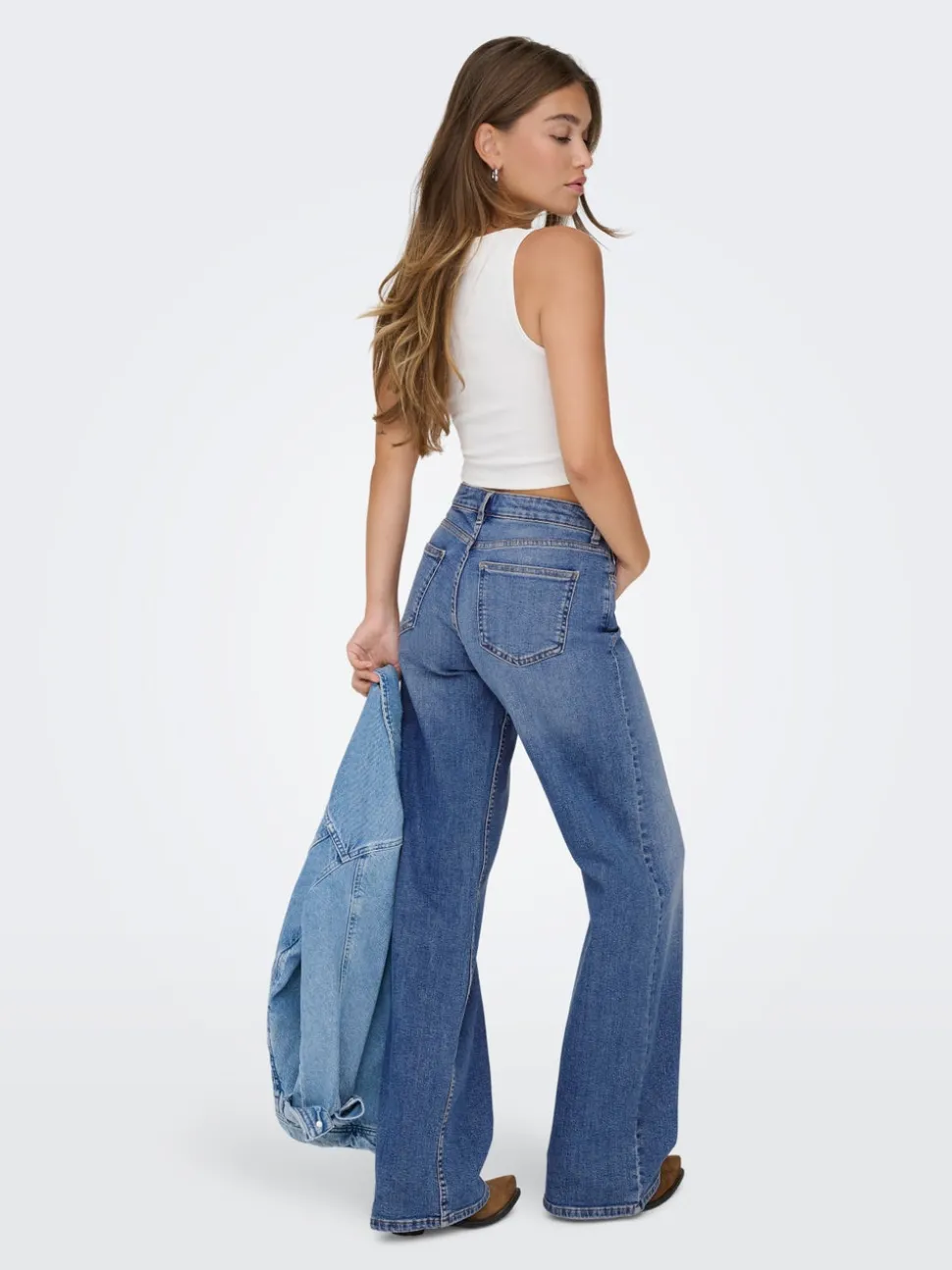 ONLJULLES Taille basse Wide Leg Fit Jeans