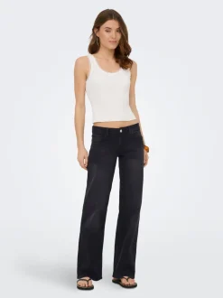 ONLJULLES Taille extra basse Wide Leg Fit Jeans