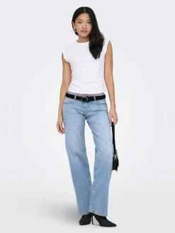 ONLJULLES Taille extra basse Wide Leg Fit Jeans