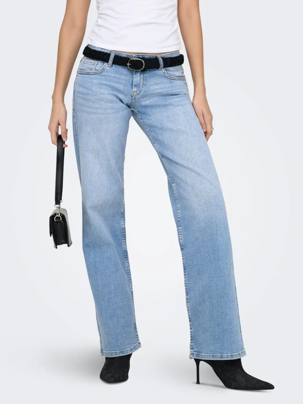 ONLJULLES Taille extra basse Wide Leg Fit Jeans