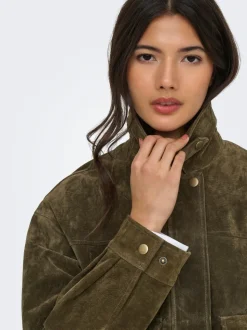 ONLKAIA Veste en daim