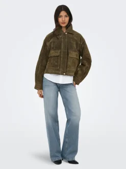 ONLKAIA Veste en daim