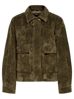 ONLKAIA Veste en daim