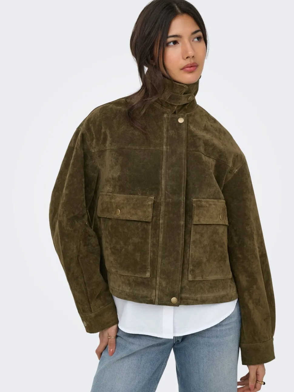 ONLKAIA Veste en daim