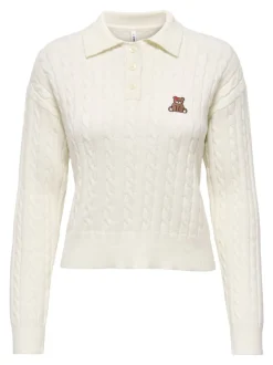 ONLKATIA Col polo en maille