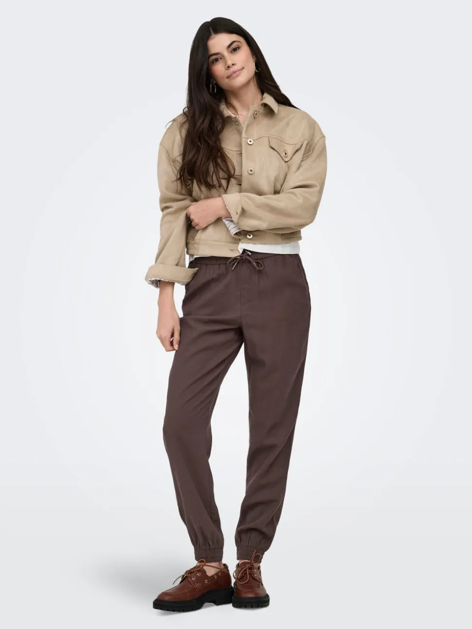 ONLKELDA-EMERY Regular Fit Pantalon à jambe large