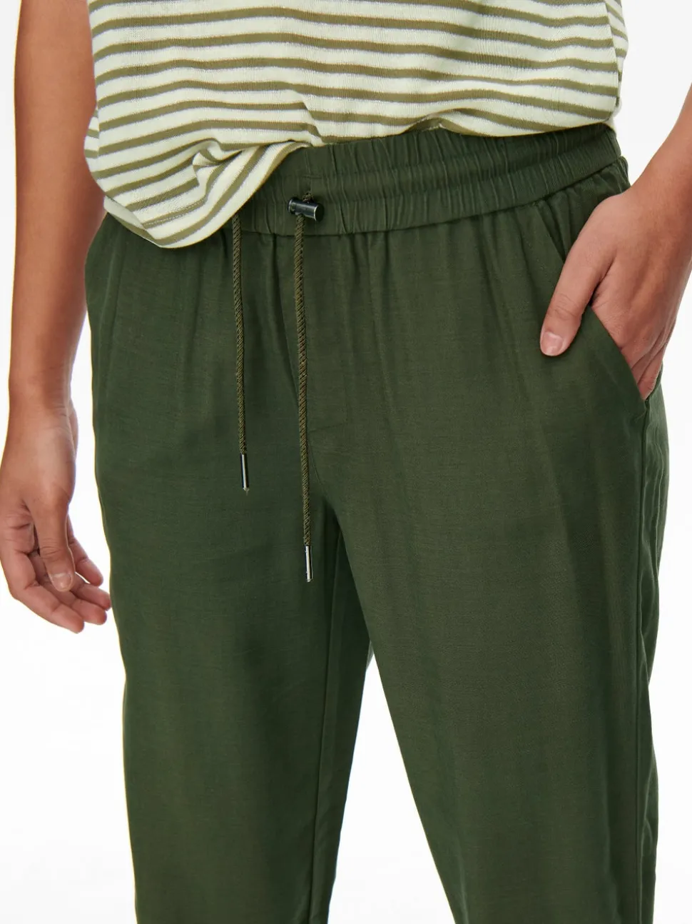 ONLKELDA-EMERY Regular Fit Pantalon à jambe large