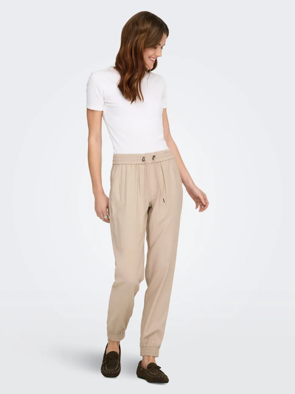 ONLKELDA-EMERY Regular Fit Pantalon à jambe large