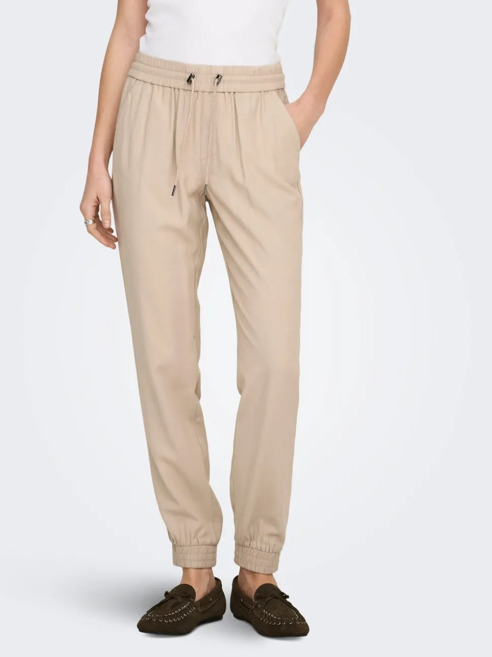 ONLKELDA-EMERY Regular Fit Pantalon à jambe large